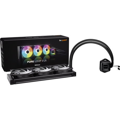 ¡Tranquilizarse! Pure Loop 3 lx 360 refrigeración por agua (negro, pwm)