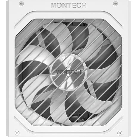 Fuente de alimentación modular montech titan pla de 1000 vatios (blanca, 2x pcie)