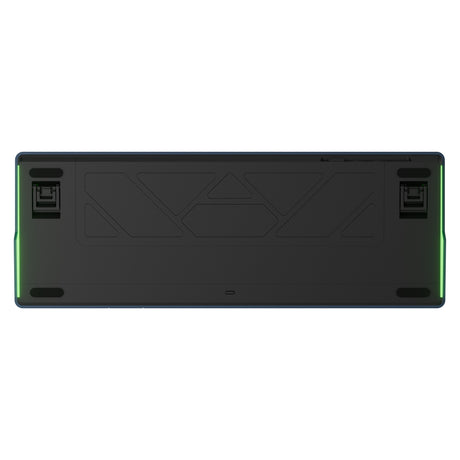 Teclado mecánico Ducky OK-M-98 RGB (negro, diseño EE. UU. (QWERTY), KTT lineal, 96%, RGB, intercambio en caliente, PBT, 2,4 GHz | Bluetooth | USB-C)