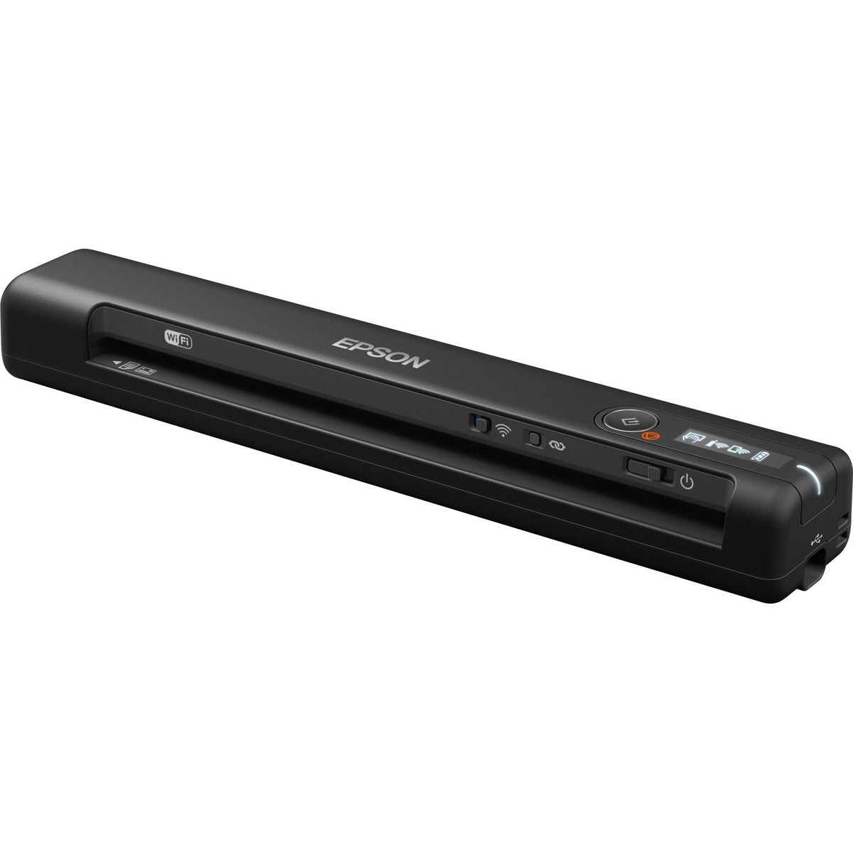 Escáner de alimentación Epson Workforce es-60w (negro, Wi-Fi directo, USB 2.0)