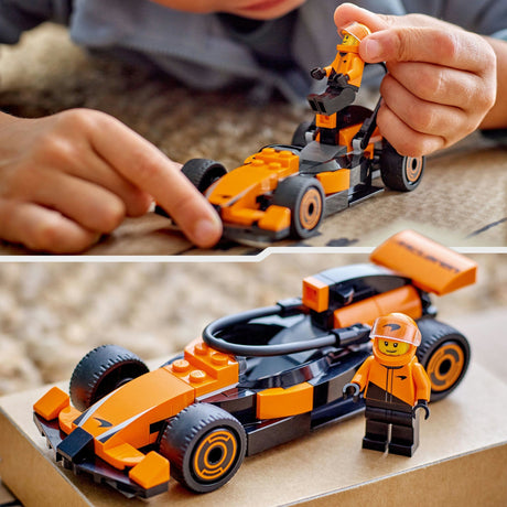Lego city 60442 conductor f1 con coche de carreras mclaren