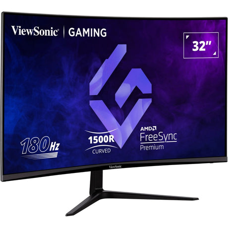 Monitor curvo para juegos Viewsonic vx3218-pc-mhd 32 (negro, 2x HDMI, 1x display port, 180 Hz)