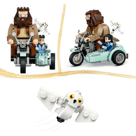 Lego Harry Potter™ Hagrid™ y el viaje mágico en motocicleta de Harry - 76443