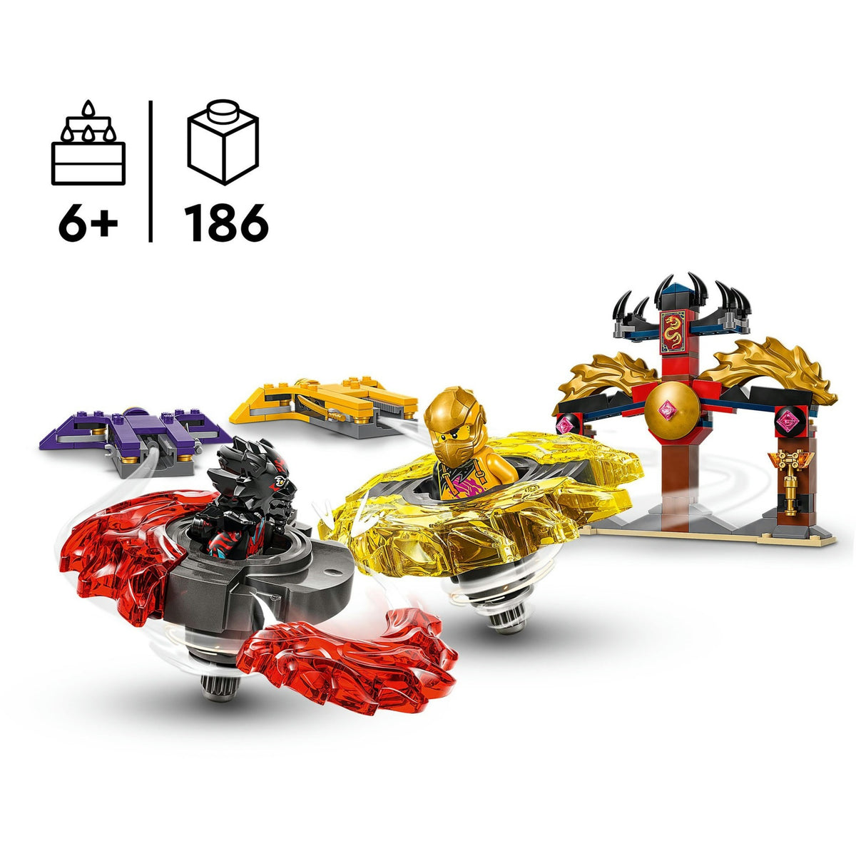 Lego ninjago 71826 paquete de batalla del dragón spinjitzu