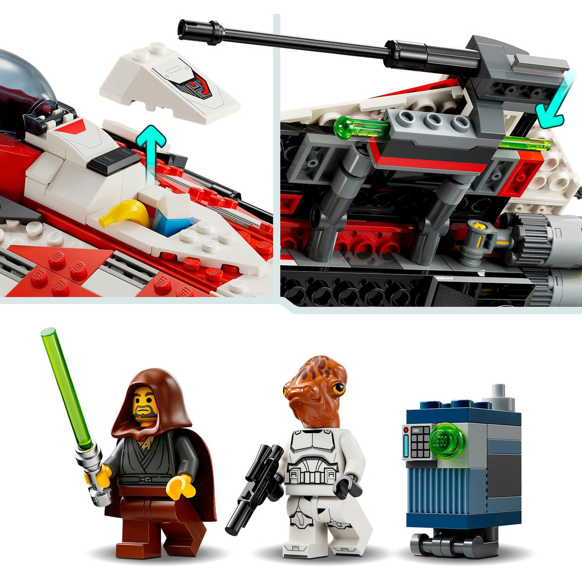 Lego star wars 75388 caza estelar jedi bobs