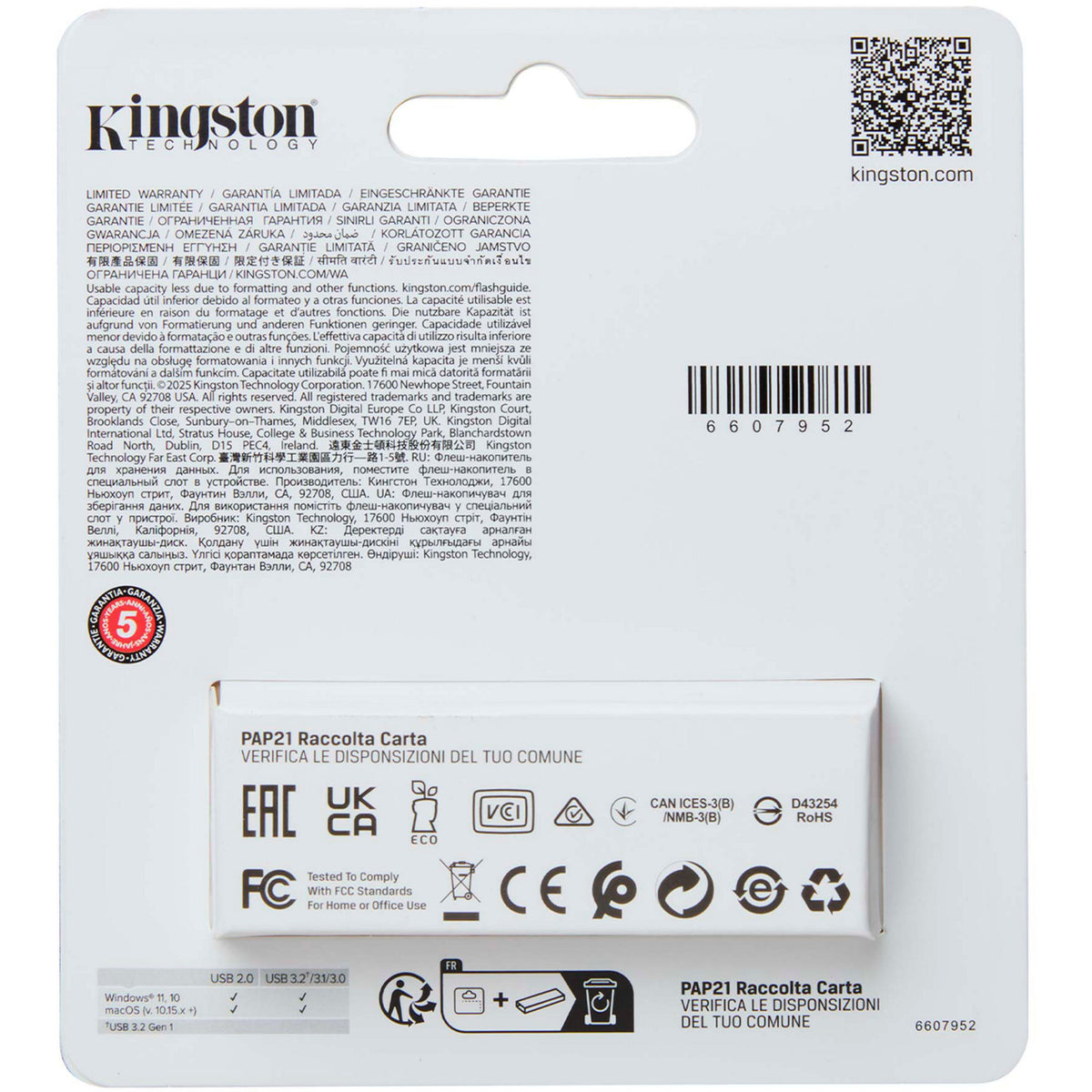 Memoria USB Kingston Data Traveler Exodia S 256 GB (negro naranja, DTXS 256 GB)