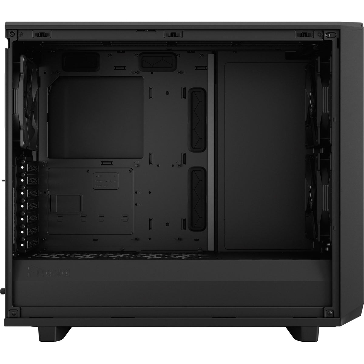 Diseño fractal meshify 2 carcasa de torre midi (negro | 2x USB-A | 1x USB-C)