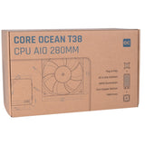 Alphacool core ocean t38 280 refrigeración por agua (negro)
