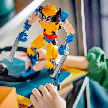 Lego marvel - juguete de construcción figura de construcción de lobezno (76257)