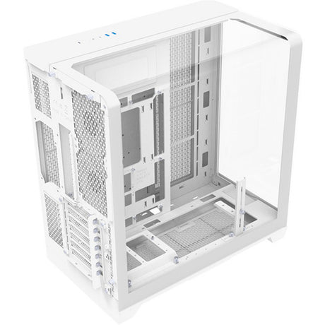 Carcasa de torre midi Thermaltake view 390 tg snow (blanca | 2x USB-A | 1x USB-C | vidrio templado)