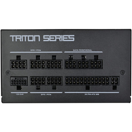 Fuente de alimentación modular Silverstone triton 750rz de 750 vatios (negro, 1x 12v-2x6, 3x pcie)