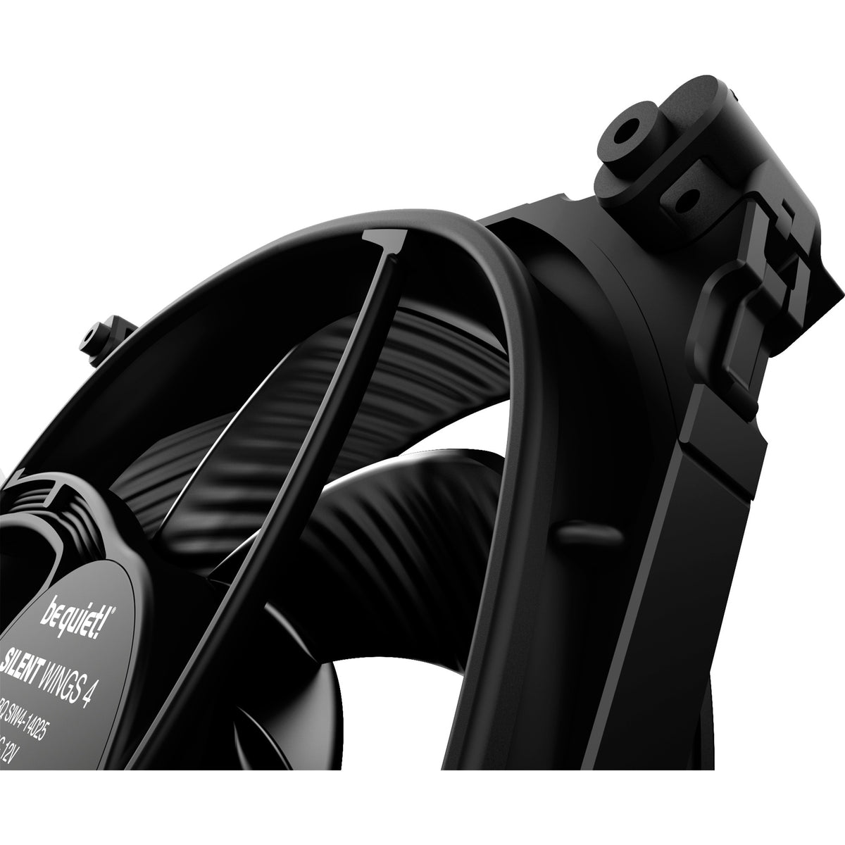 ¡Tranquilizarse! Ventilador de caja de alta velocidad Silent Wings 4 pwm (negro, 140 x 140 x 25 mm)