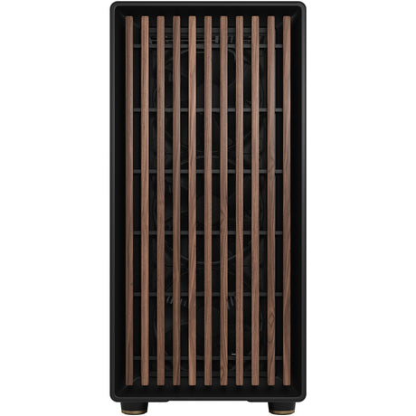 Carcasa de torre midi Fractal design north xl (color madera negra | 2x USB-A | 1x USB-C)