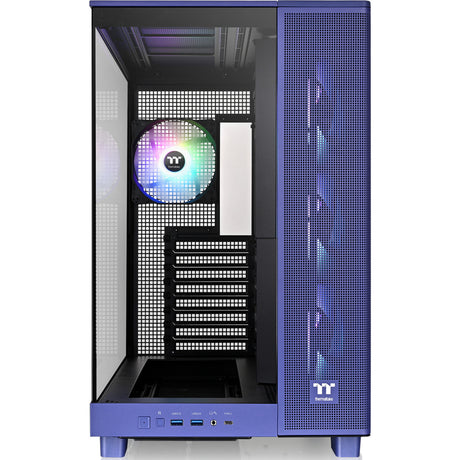 Carcasa Thermaltake View 380 XL TG ARGB Future Dusk Midi Tower (púrpura | 2x USB-A | 1x USB-C | RGB | Ventana)
