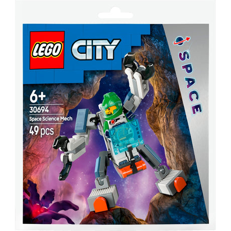Lego city - juguete de construcción de mecha de ciencia espacial (30694)