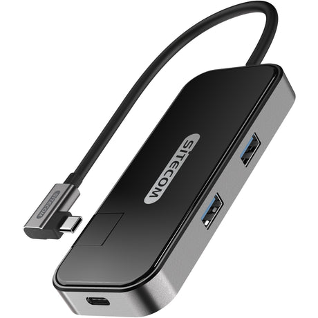 Adaptador Sitecom USB-C a HDMI + LAN Gigabit (negro)