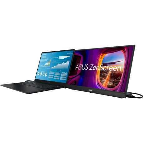 Monitor portátil Asus Zenscreen MB17Ahg 17.3 (Negro, 144Hz, HDMI, USB Tipo-C, FreeSync Premium)