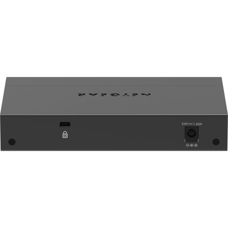 Conmutador no administrado Netgear de 5 puertos gigabit ethernet poe+ (gs305pp) (negro)