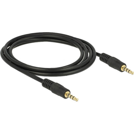 Delock Cable macho de 3,5 mm > macho de 3,5 mm (negro, 2 metros)