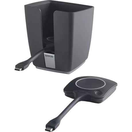 Conjunto de paquete de bandeja y botón Clickshare de Barco
