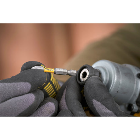 Atornillador de impacto sin escobillas Stanley fatmax v20 18v (amarillo negro, batería y cargador no incluidos)
