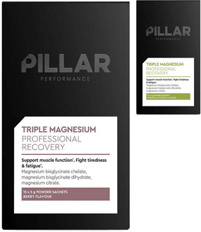 Pack de viaje triple magnesio Pillar Performance 15x5g