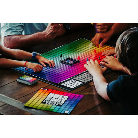 Juego de mesa Hues and Cues de la red europea de jugadores (inglés, francés, 3 a 6 jugadores, 30 minutos, a partir de 8 años)