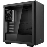 Carcasa torre midi Deepcool ch510 (negro | 2x USB-A | vidrio templado)