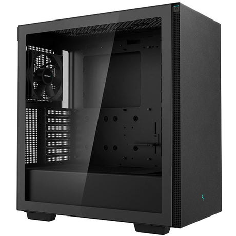 Carcasa torre midi Deepcool ch510 (negro | 2x USB-A | vidrio templado)