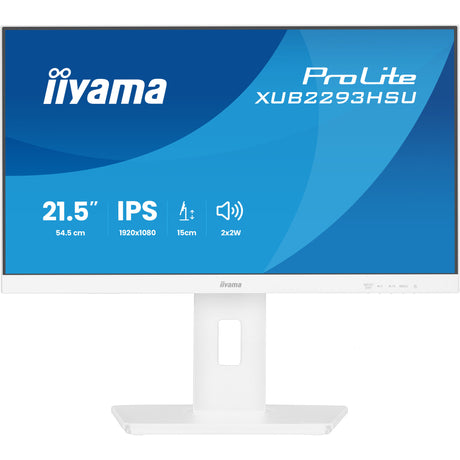 Monitor Iiyama prolite xub2293hsu-w7 21,5 (blanco (mate), HDMI, display port, 2x USB-A)