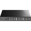 Conmutador metálico gigabit de 24 puertos Cudy (negro)