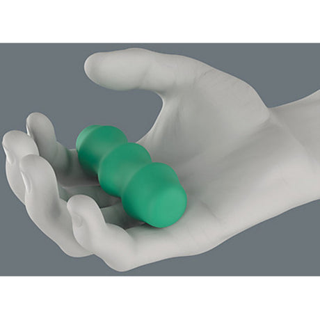 Wera 838 ra-r l portapuntas con función de trinquete, destornillador 1 4 (negro verde)
