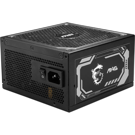 Fuente de alimentación modular msi mag a1250gl pcie5 de 1250 vatios (negro, 1x 12v-2x6, 4x pcie)