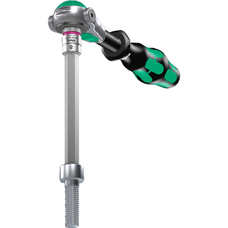 Wera 8740 a hf 1 juego de llaves de vaso hexagonales con punta zyklop (negro plateado, 5 piezas, con función de sujeción, 1 4 unidades)
