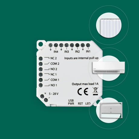 Interruptor del módulo Frient io (blanco, zigbee 3.0)