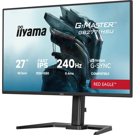 Monitor gaming Iiyama G-Master Red Eagle GB2771HSU-B1 27 (negro, 2x HDMI, DisplayPort, USB-A, USB-C, 240 Hz)