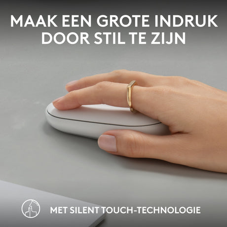 Logitech pebble mouse 2 m350s (blanco)