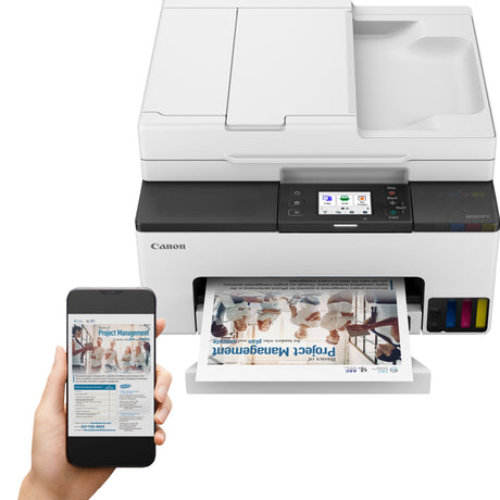 Impresora de inyección de tinta todo en uno Canon maxify gx2051 con función de fax (blanco, impresión, copia, escaneo, fax, Wi-Fi)