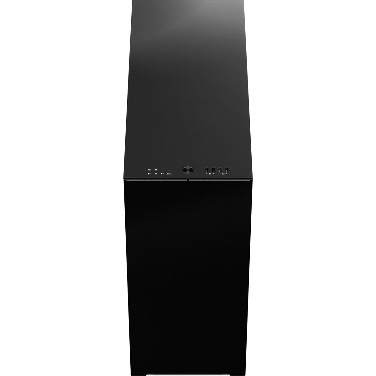 El diseño fractal define la carcasa de torre grande 7 xl (negro | 4x USB-A | 1x USB-C)