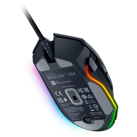 Ratón para juegos Razer basilisk v3 35k (negro, 35000 ppp, croma rgb)