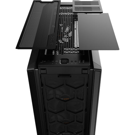 ¡Tranquilizarse! carcasa de torre midi con ventana Silent Base 802 (negro | 2x USB-A | 1x USB-C | ventana)