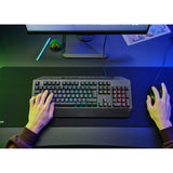 Trust GXT 836 EVOCX RGB teclado para juegos (negro, disposición US (QWERTY), membrana, 100%, RGB)