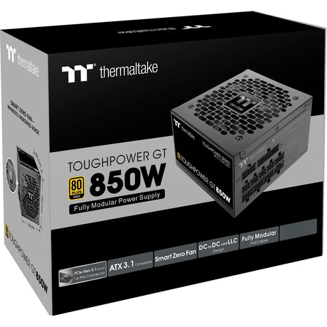 Fuente de alimentación modular Thermaltake hardpower gt de 850 vatios (negro, 4x pcie)