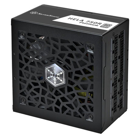 Fuente de alimentación modular Silverstone hela 750r platinum de 750 vatios (negro, 4x pcie)