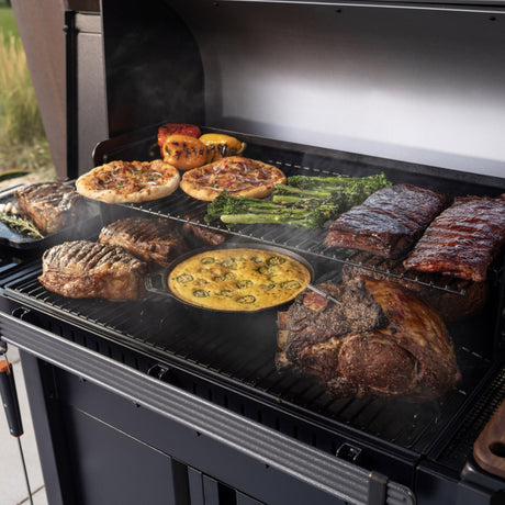 Barbacoa de pellets traeger woodridge elite (negra, wifire)