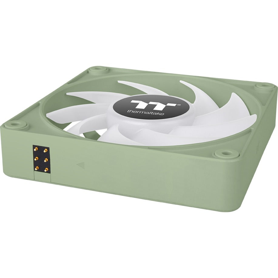 Thermaltake ct120 ex argb sync ventilador de refrigeración para pc matcha verde (paquete de 3 ventiladores) ventiladores de caja (verde claro, 3 piezas, 120 x 120 x 25 mm, pwm)