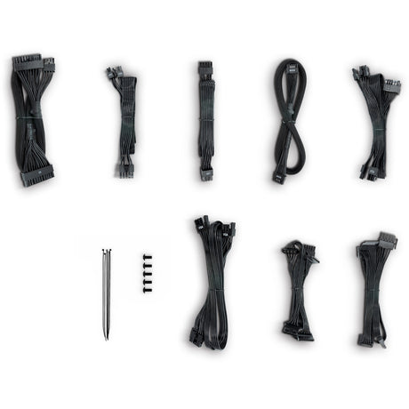 ¡Tranquilizarse! fuente de alimentación modular pure power de 13 m y 850 vatios (negro, 1x 12v-2x6, 4x pcie)