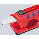 Knipex pelacables universal 1685125sb herramienta de desmontaje pelado de cables (rojo azul)