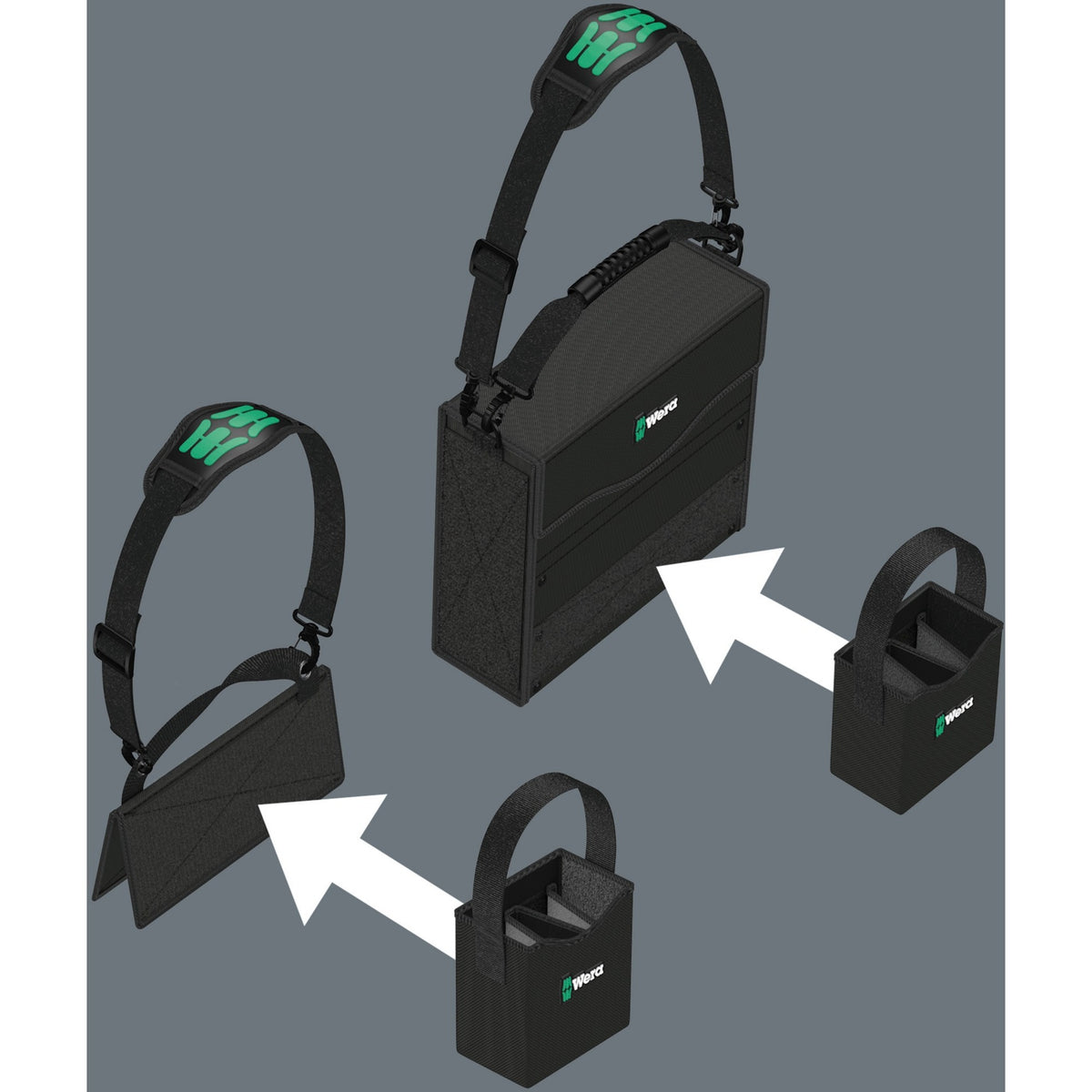 Bolsa de transporte para herramientas Wera 2go 4 (negro)