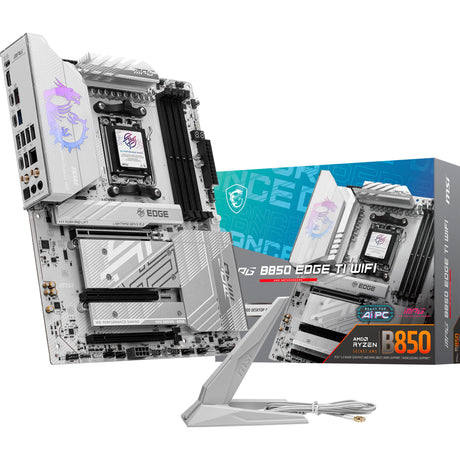 Placa base MSI MPG B850 Edge Ti WiFi Socket AM5 (RAID, 5GB-LAN, WiFi 7, BT, Sonido, ATX)